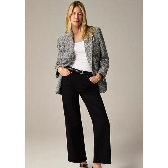 NWT J. Crew Slim-Wide Jean Black 28 - Picture 1 of 12